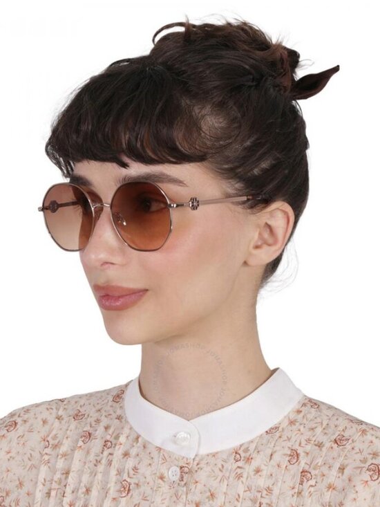 Kate Spade VENUS/F/S 0000 M2 Round Women Sunglasses - Gold/Brown main image 6
